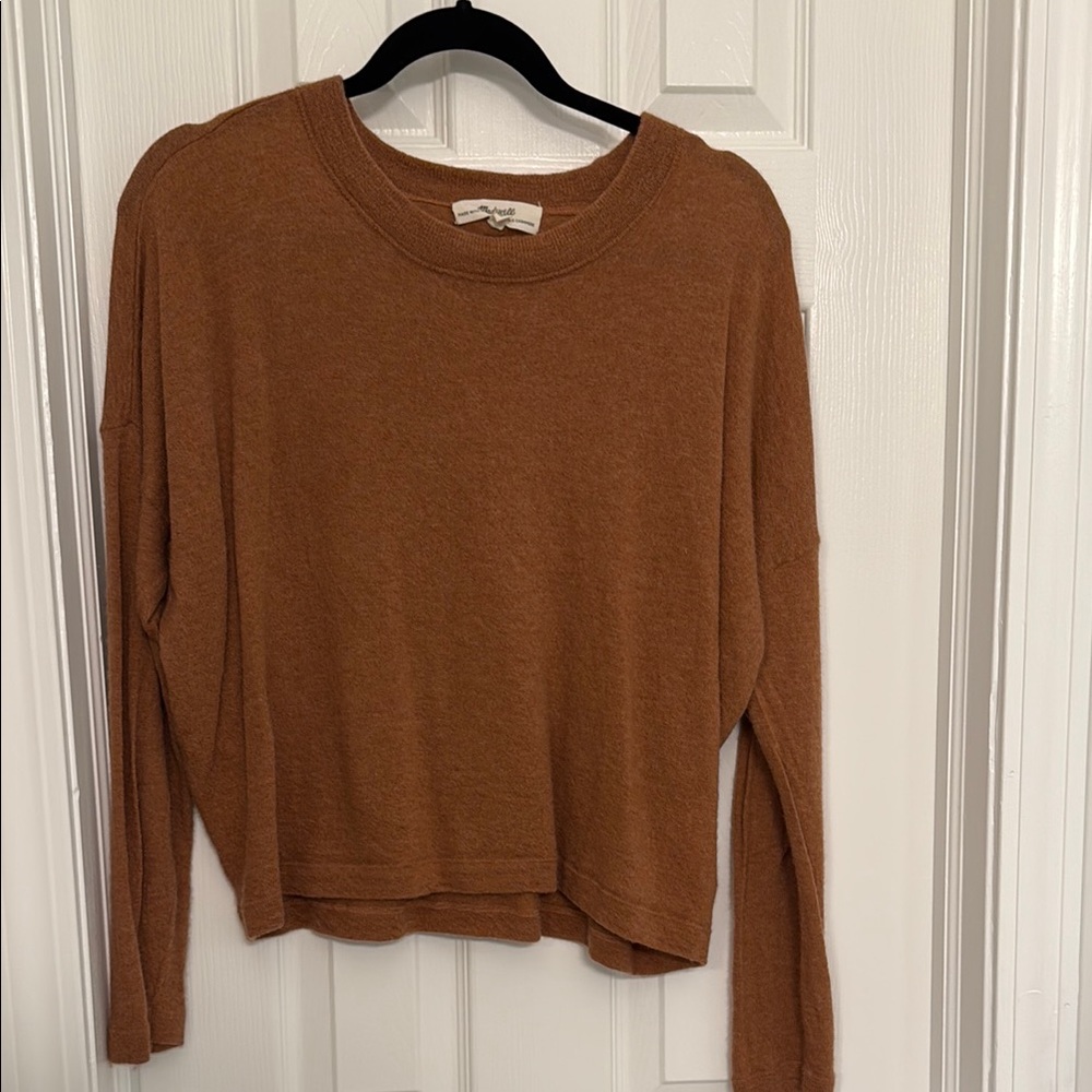 Women's Brown Long Sleeve Top